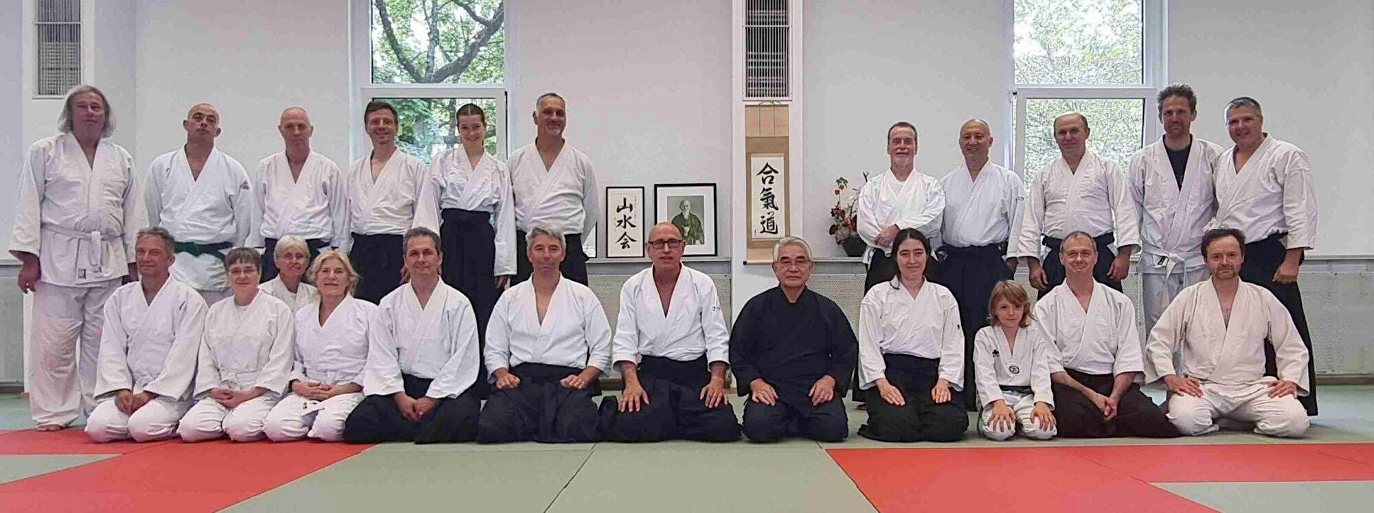 Gruppenfoto vom Workshop mit Sakabe Sensei